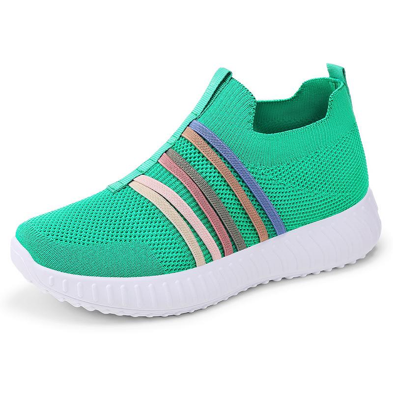 Women's Summer Shoes New Breathable Mesh Large Women's Casual Shoes Soft Bottom Versatile Women's Single Shoes
