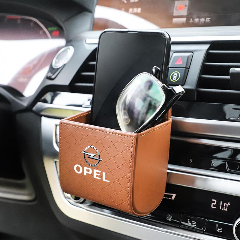Car Air Outlet Storage Box Phone Lipstick Lighter Organizer For Opel Astra GTC Insignia Antara Meriva Zafira Vectra Mokka Corsa  LA7