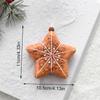 Christmas Biscuit Pendant Christmas Scene Decoration Christmas Supplies