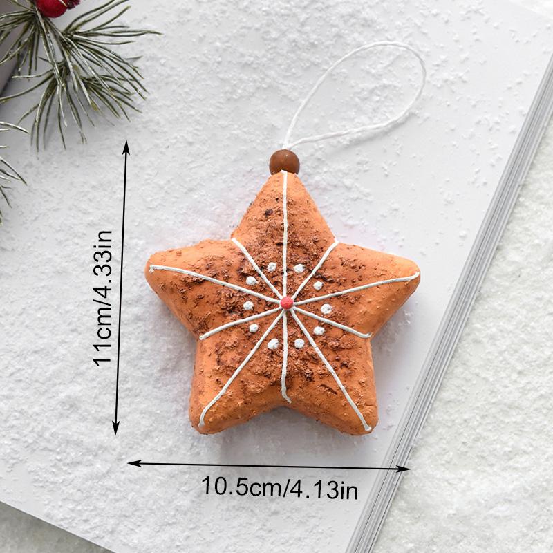 Christmas Biscuit Pendant Christmas Scene Decoration Christmas Supplies