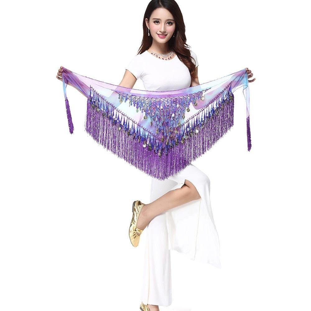 For Thailand/India/Arab Show Costumes Tassels Belly Dance Belt Hip Scarf Waist Chain Dancer Skirt