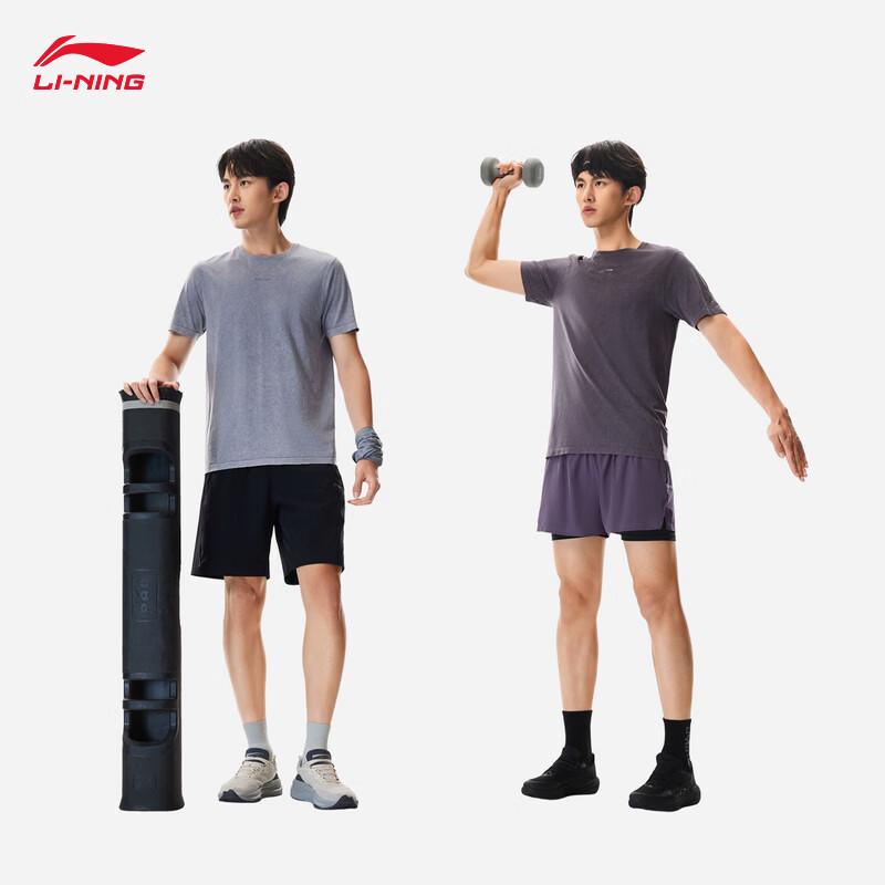 Li-Ning Мужская футболка с коротким рукавом, отводящая влагу