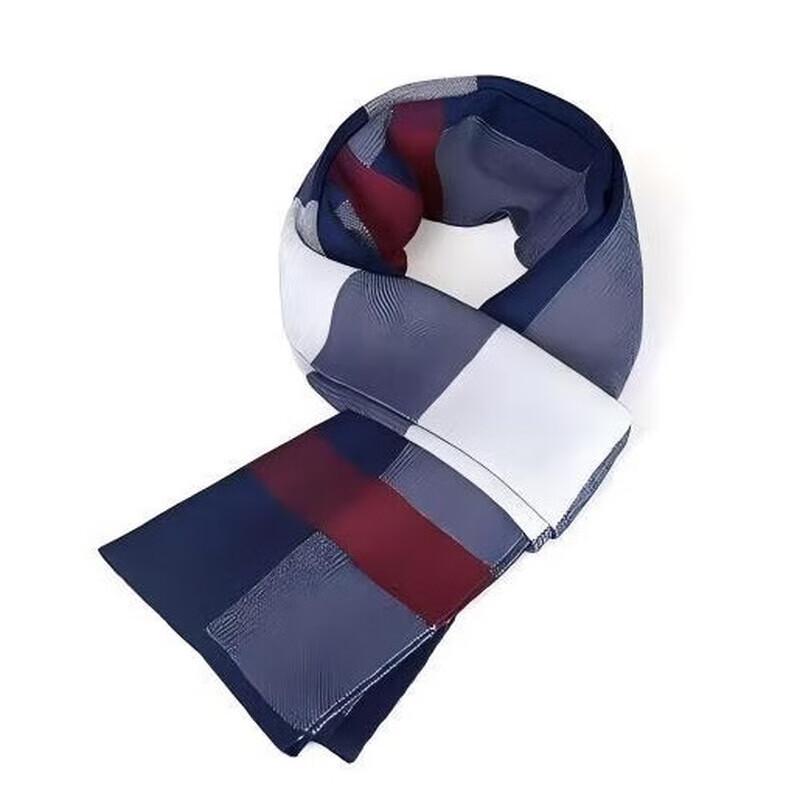 Hengyuanxiang HYX1010-1 Mercerized Yarn-Dyed Wool Scarf