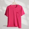 Thin Style, Round Neck, Short Sleeves for Women, Summer Style, Silky, Soft and Loose T-shirt, Fashionable and Versatile