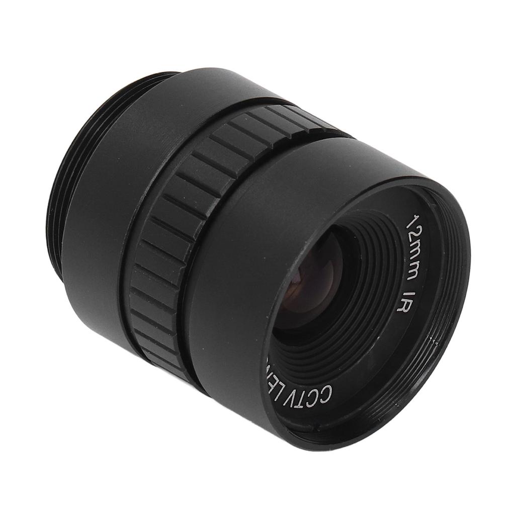 CS Mount Lens Wide Angle Prime Lens 3MP Manual Iris Lens 12mm Focal Length for Surveillance Camera