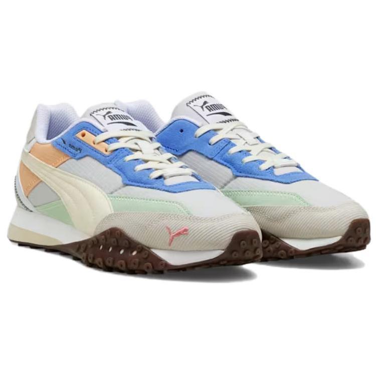 Puma Blktop Rider Удобные Модные Повседневные Кроссовки с Низким Верхом Мужские кроссовки Светло-голубые 395907-01