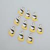 Set Of 10 Panda Charm Fashionable Accessories Cartoon Animal Pendant for Handmade Necklaces Bracelets Jewelry Supplies