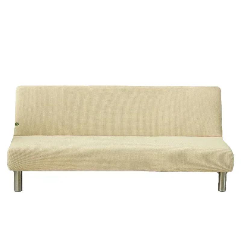 1шт безрукавный диван-кровать чехол для дивана без подлокотников эластичный складной чехол для футона пыленепроницаемый эластичный съемный чехол для дивана