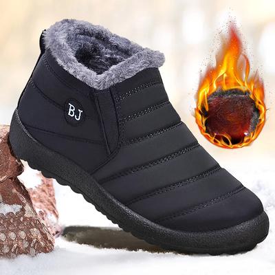 Лучшая новая мода Женские ботильоны, зимние теплые одноногие снежные ботинки, женские зимние ботинки 2024