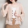 Summer Women's Thin Knit Sweater Cardigan Long Sleeve Short Sun Protection Jacket Knitted Cardigan Jacket