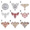 Embroidery Handmade Apparel Sewing & Fabric Sew On Patch Rhinestone Patches Crystal Applique