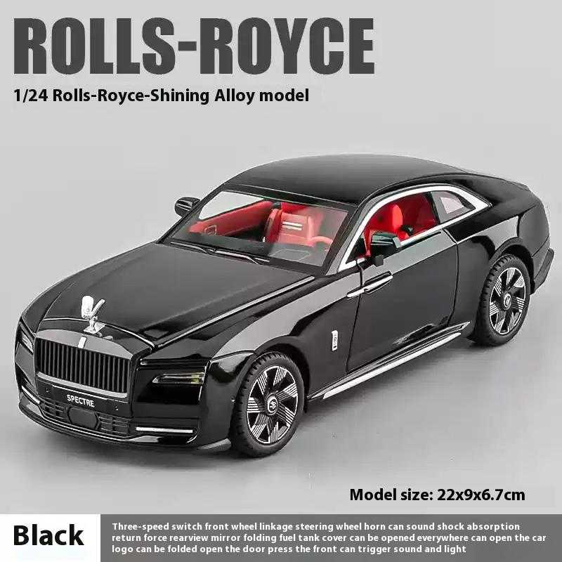 1/24 Scale Rolls Shining Alloy Model Toy Vehicle, Best Collection for Vehicle Enthusiasts, Christmas/Birthday Gifts