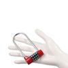 Security Lengthened Shackle Lock 4 Digit Combination Padlock Durable Password Lock  Suitcase