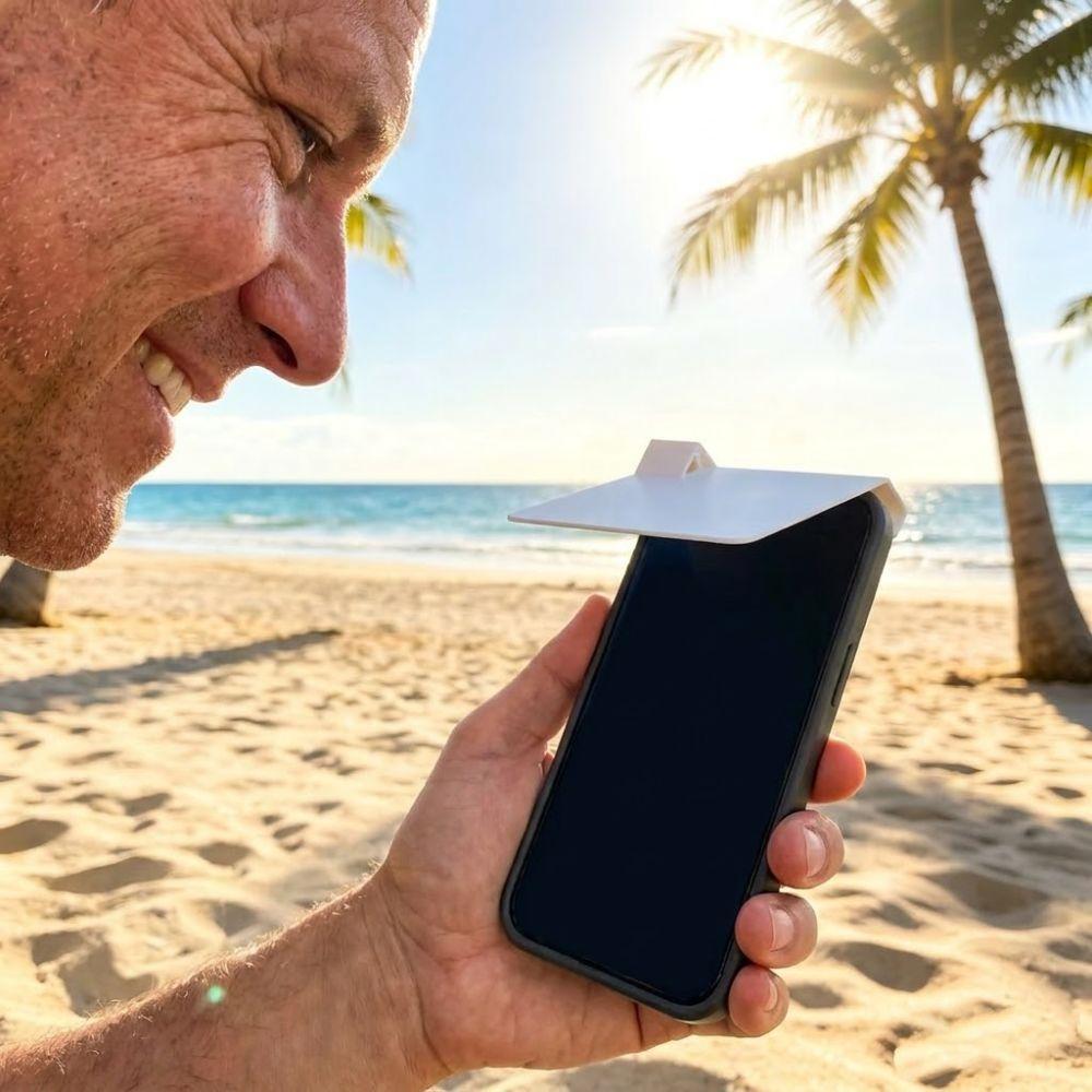 Anti-UV Mobile Phone Sunshade 3D Printed Phone Sun Protection Cellphone Screen Hood Taking Photos