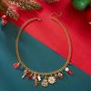 Christmas Tree Bells Pendant Bracelet For Women Trendy Elks Snowflakes Gifts Cane Star Zircon Chain Festival Party Jewelry Gift