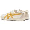 ONITSUKA TIGER Mexico 66 Ex Leather Round Toe Lace-Up Sports Durable Low-Top Casual Shoes Unisex Sneaker White Yellow 1183B889-104