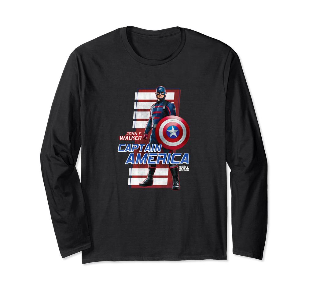 Marvel Falcon & Winter Soldier John F. Walker Cap American Long Sleeve T-Shirt