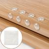 100pcs/sheet Self-Adhesive Cabinet Door Cushions - Clear Plastic Pads for Drawers, Cabinets for Home Decor Accessories