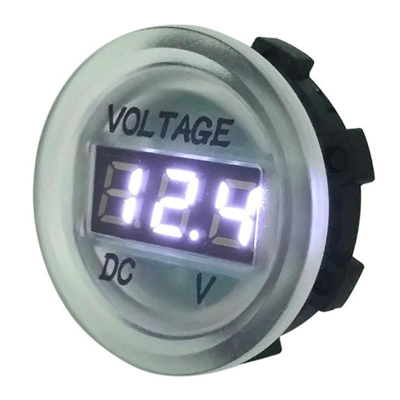 DC 5V-48V цифровой измеритель напряжения автомобильный мотоцикл вольтметр тестер напряжения для автомобиля авто мотоцикла квадроцикла лодки 12V 24V 36V водонепроницаемый