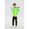 Adult Kids Soccer Training Set Long Sleeve Half-Zip Sweatshirt Pants Running Cycling