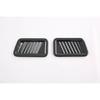 For Ford Raptor F150 P702    Carbon Fiber Style Air Vent Outlet Cover Dashboard Trim Bezel Frame Molding Garnish
