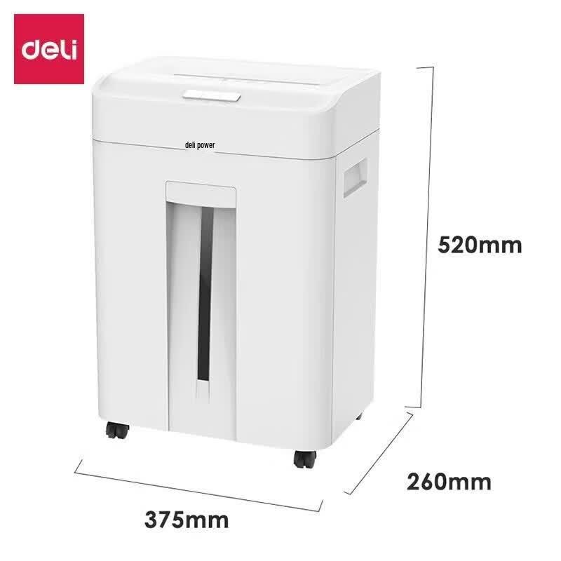Deli 401016 Commercial Paper Shredder CN plug (adapter included)