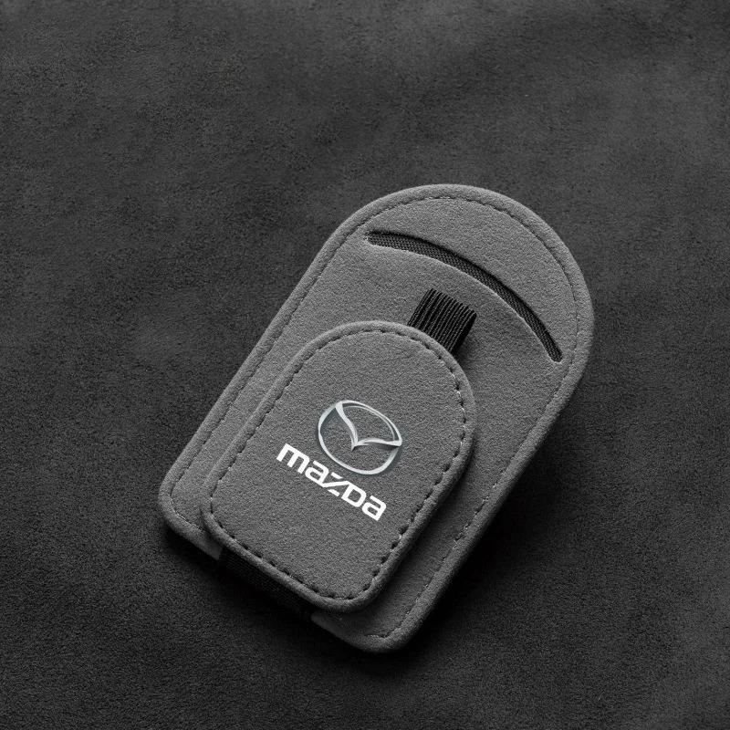 2025 Горячий Автомобильный Козырек Многофункциональная Сумка для Хранения Зажим для Очков для Mazda 3 6 RX8 RX7 Axela Atenza MX5 CX9 CX3 CX5 CX7 323 626