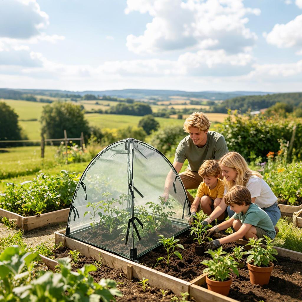 Plant Protection Cover Portable Pests Protection Cover Easy To Install Horticultural Bird Proof Net Cover For Fruits Vegetables