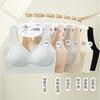 Breathable cup, cool vest, bra, no magnetic lift, gather, anti-sagging, comfortable side-closing ice milk clothes