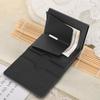 Модный портативный унисекс кошелек-визитница из ПУ кожи с RFID-блокировкой, антикражный кошелек для мелочи(черный )
