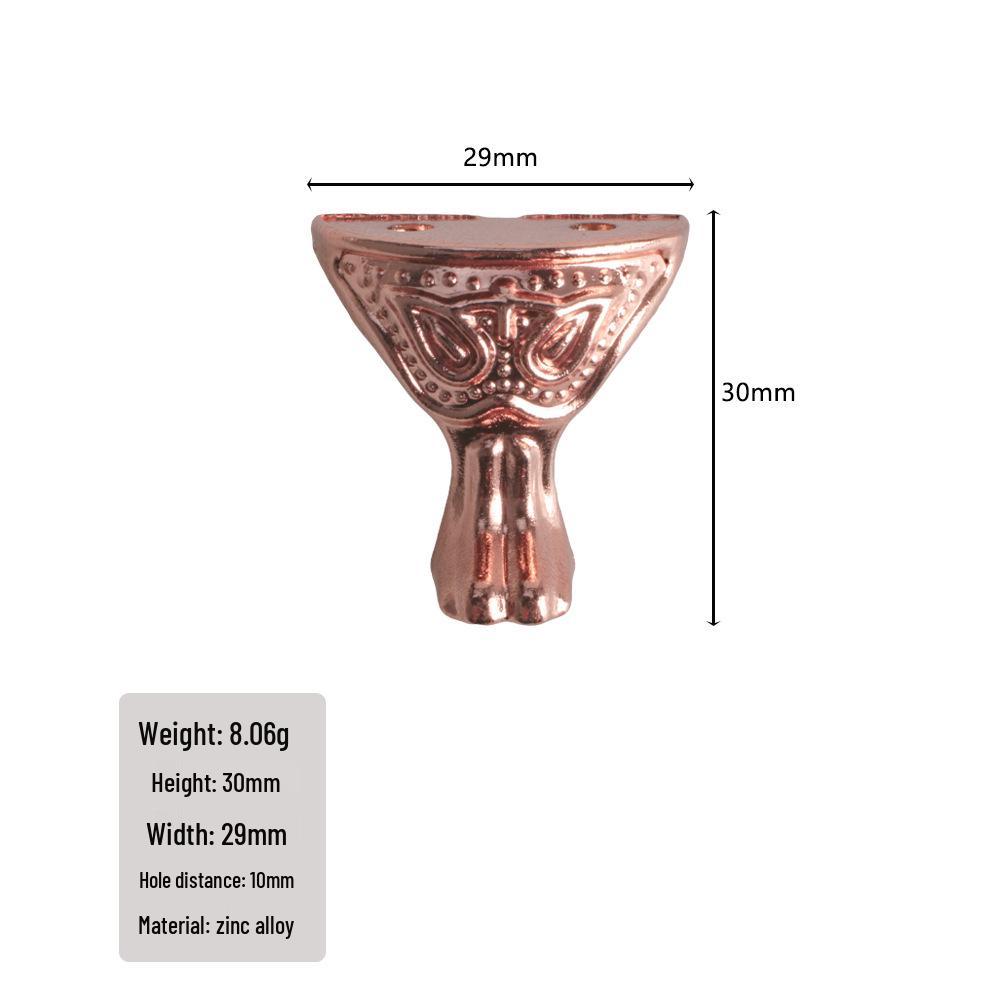 Zinc Alloy Tiger Paw Wooden Box Decorative Furniture Feet for Cabinet or Table