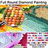 New 5D DIY Diamond Painting Flower Diamond Embroidery Scenery  Rhinestones Crafts Full Round Drill Home Decor Art Gift
