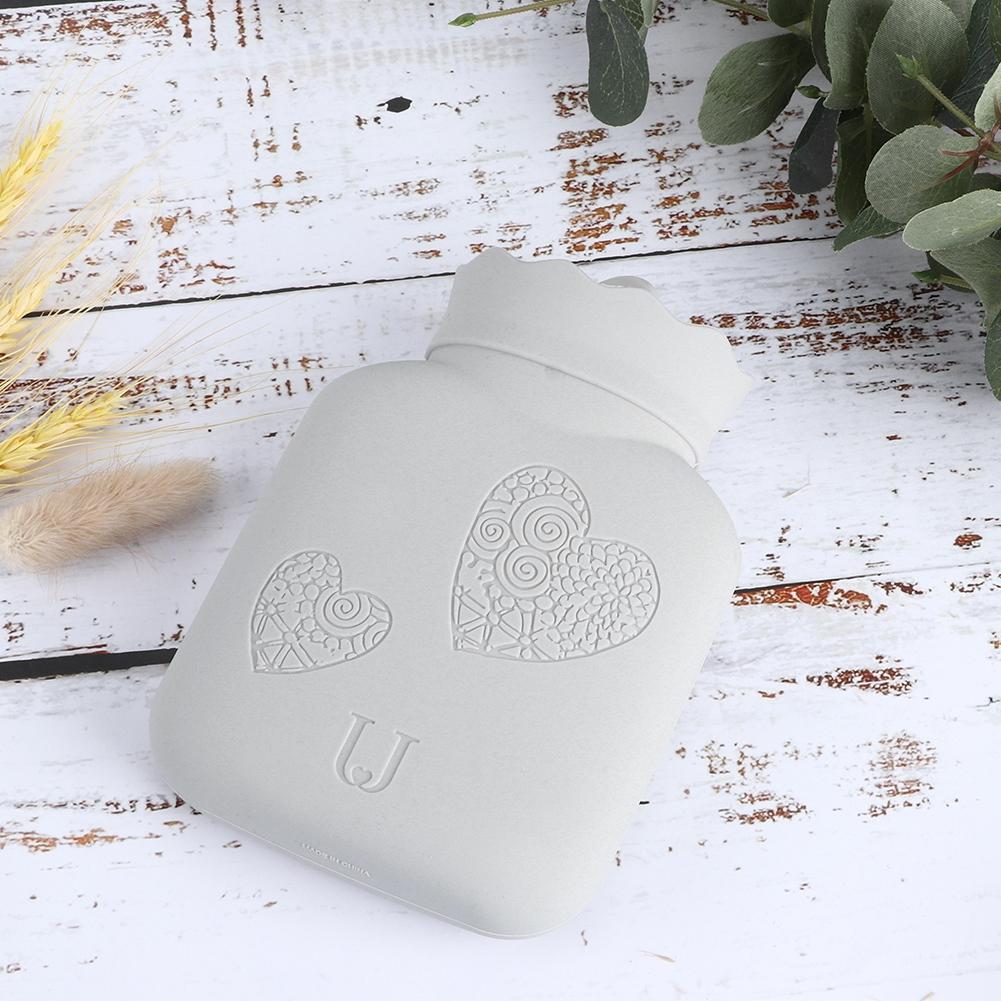 Мини-сумка для грелки, грелка для рук и ног, мешок для залива воды для дома и офиса, серый