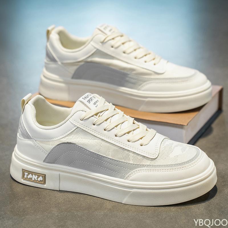 Summer Men's New Breathable Canvas Shoes Men's Trendy Versatile Thick Soled Sport Shoes Casual Board Shoes