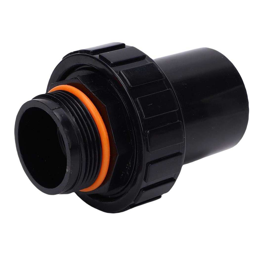Sand Tank Straight Water Pipe with Threaded Joint Pool Pump Fittings PVC Union Adapter Connector