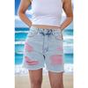 High Waist Torn With Liner Jeans Jeans Shorts