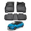 PANICO Floor Mats for Nissan Leaf ZE1 (3D Molded TPE, Waterproof, 3-Piece Set)