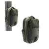 Green Crossbody Chest Bag for Men and Women, Black Magnetic Gym Bag for Travel, Work, Sports, Waterproof Material