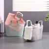 Drainable Hollow Out Storage Basket Multifunctional Washing Basket Portable Shower Basket