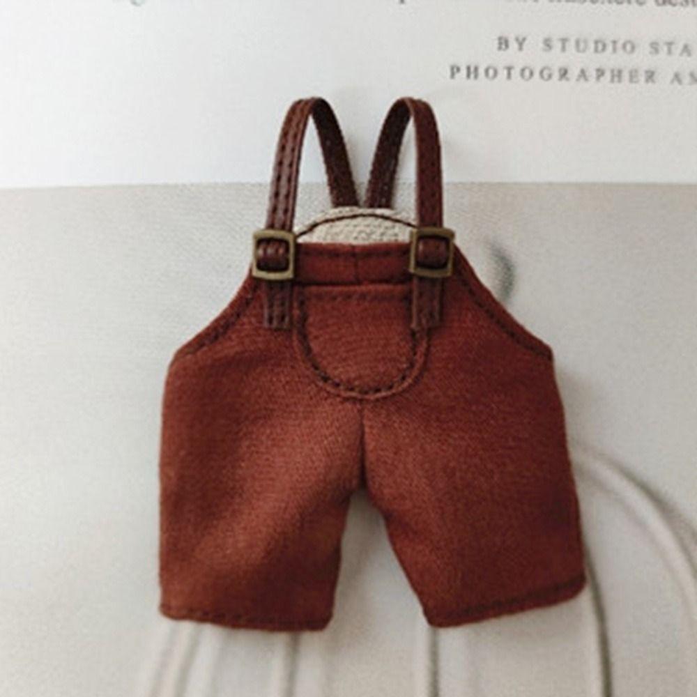 Pants T-shirt Suits for Obitsu11 Doll Denim Pants Fashion Overalls Doll Clothes Knitted Tops