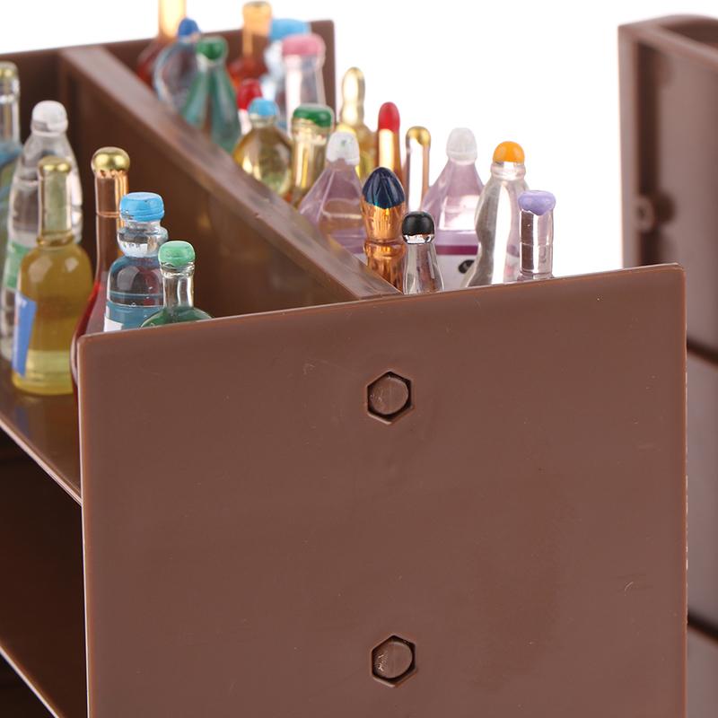 1 Set Doll House Scene Decor Accessories 1:12 Dollhouse Miniature Supermarket Shelf Mini Display Stand Storage Rack Model Toy