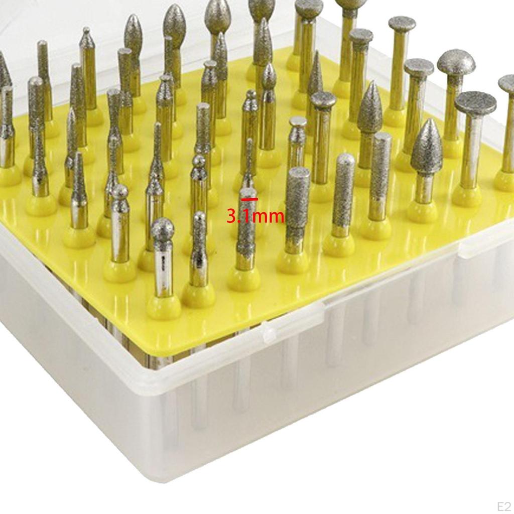 Алмазные шлифовальные камни для снятия заусенцев, вращающиеся инструменты, аксессуары, заточка абразивных бит