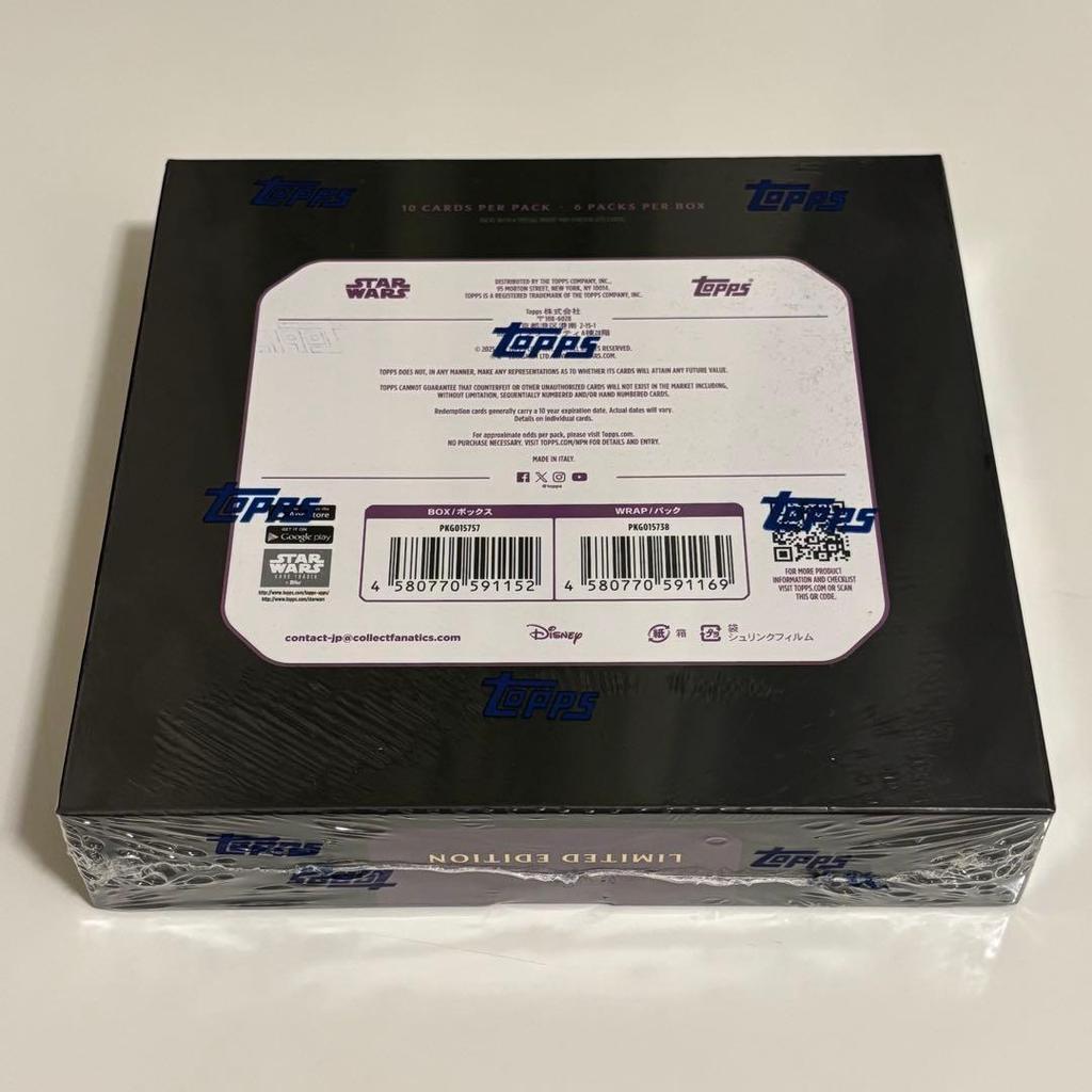 2025 Topps Звездные Войны Meiyo Japan Праздничный Эксклюзивный Hobby Box Запечатанный на Фабрике