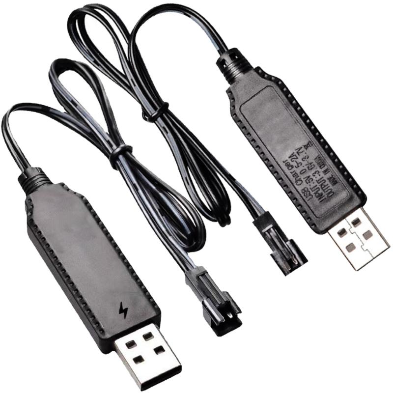 Разъемы SM2.0 2P 3.7V USB Самый умный кабель для зарядки с ИС и светодиодным индикатором для литий-ионных и литий-полимерных аккумуляторов