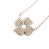 Les Trésors De Lily [L4598] - Silver White 'Clover' Necklace (rhodium-plated) - 15x15 Mm