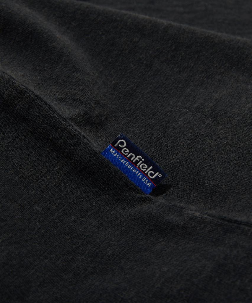 PENFIELD Меланж Универсальная Винтажное Искусство Футболка с коротким рукавом Черный_Fs2Kt18U