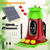 Hummingbird Feeder with Camera,7W Solar-Powered Smart Bird Feeder Camera with SD Card,Anti-Ant Moat,Outdoor Bird Raising Camera