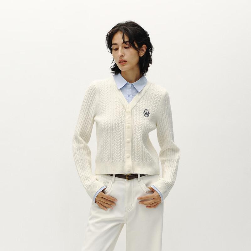 Semir Women's Faux Two-Piece Knit Cardigan