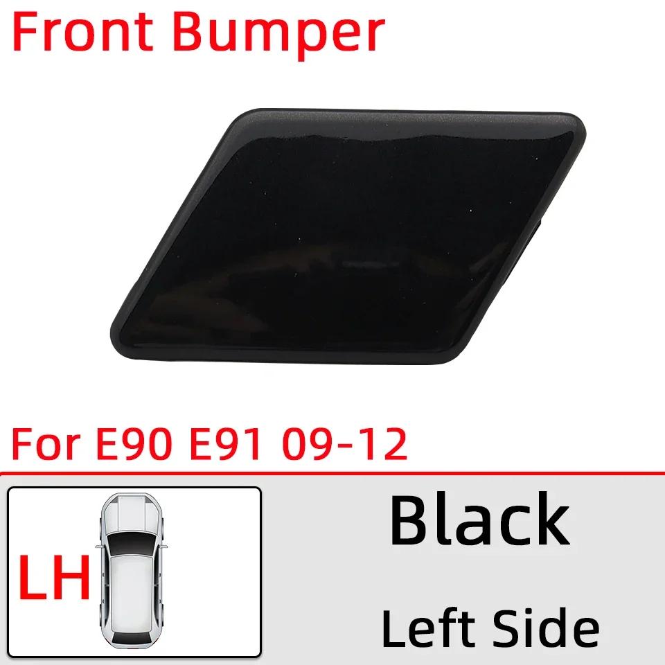 Headlamp Washer Nozzle Cover For BMW 320 325 328 330 335 E90 E91 LCI 2005-2008 2009-2012 Car Headlight Water Spray Lid Painted