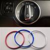 Переключатель фар автомобиля декоративная накладка рамка кольцо для Volkswagen VW Golf Jett MK5 MK6 Passat B6 B7 CC Touran
